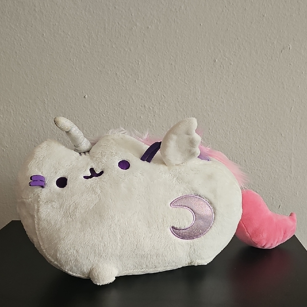 Pusheen Unicorn Plush - White and Pink